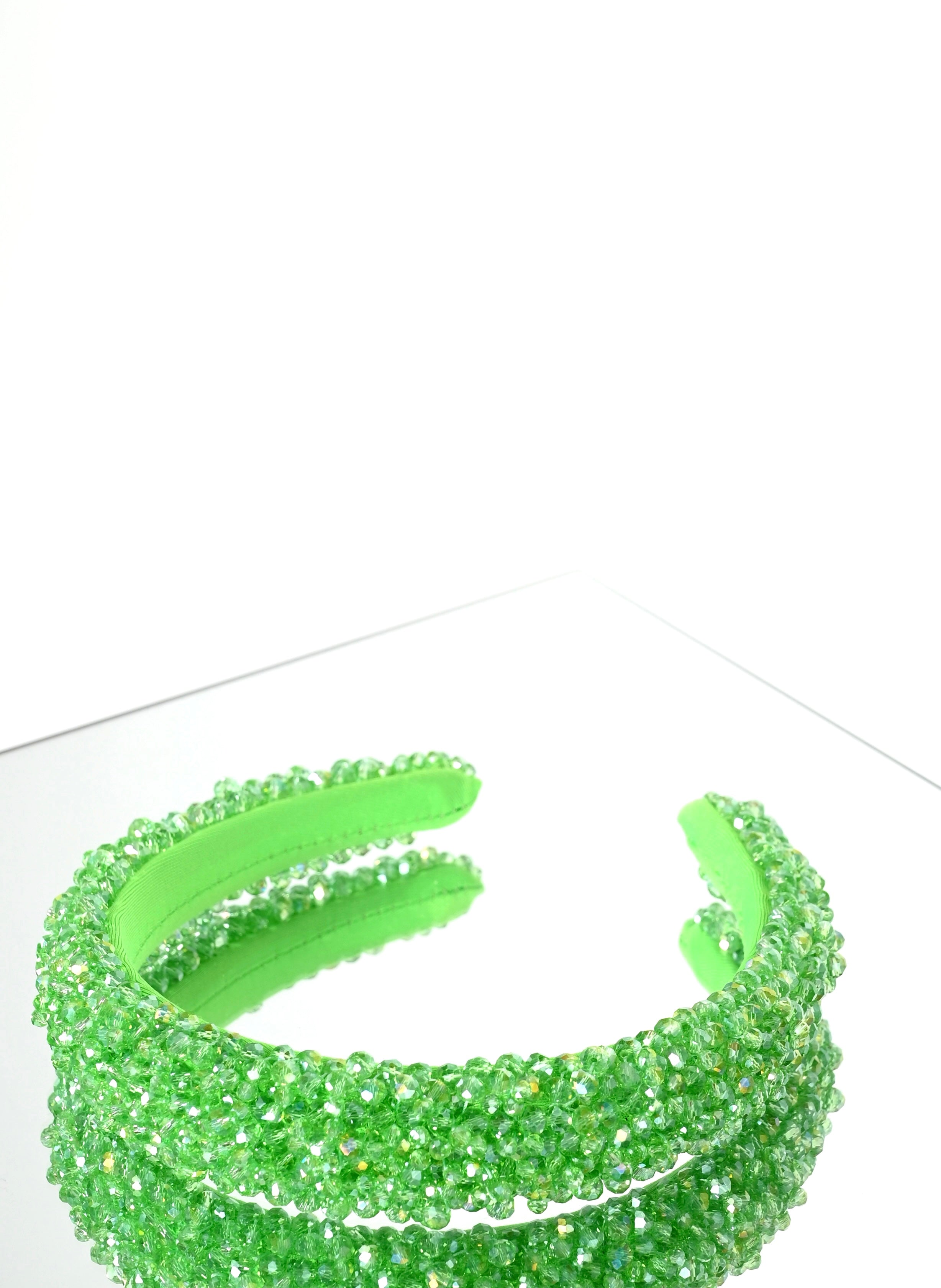 Lime crystal Headband