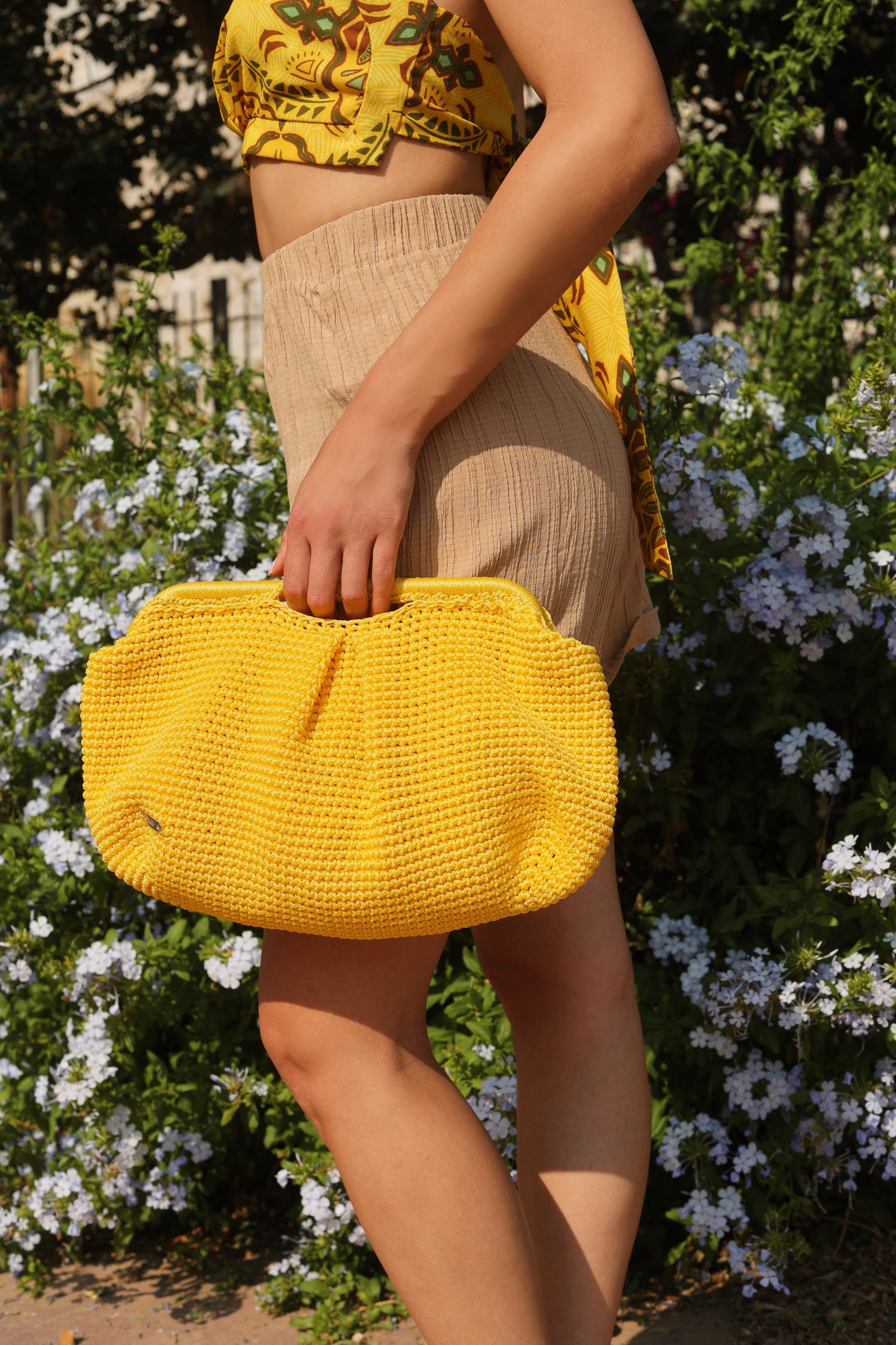 Yellow clutch big size