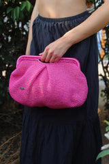 Fukcsia Clutch Big size