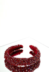 Bordeux crystal headband