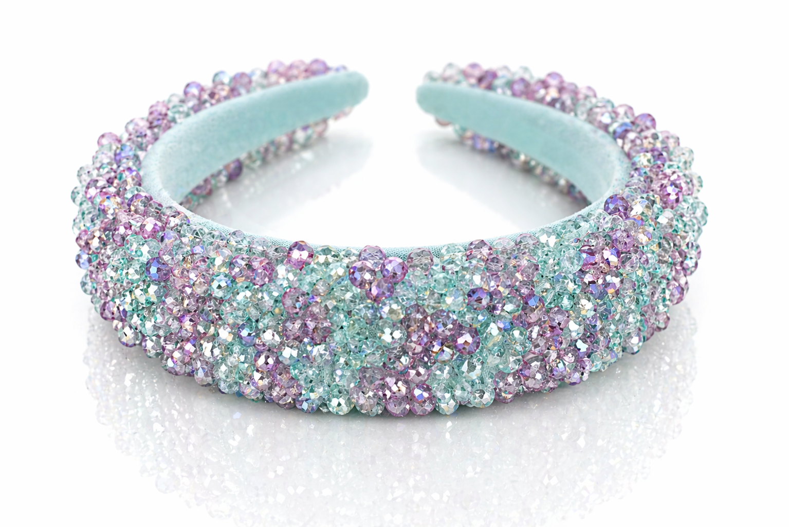 Light blue with Lila headband