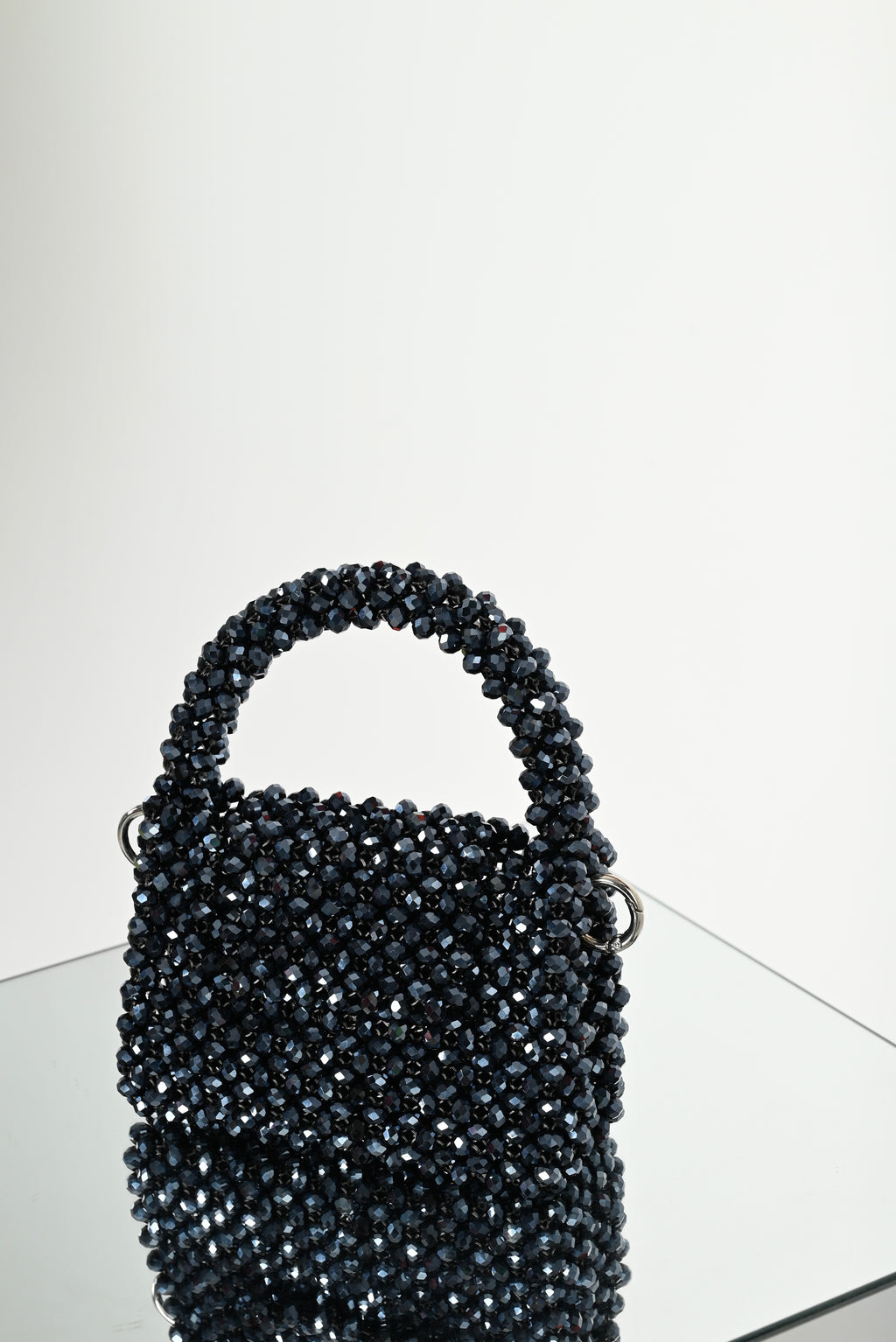 Blue black crystal mini size