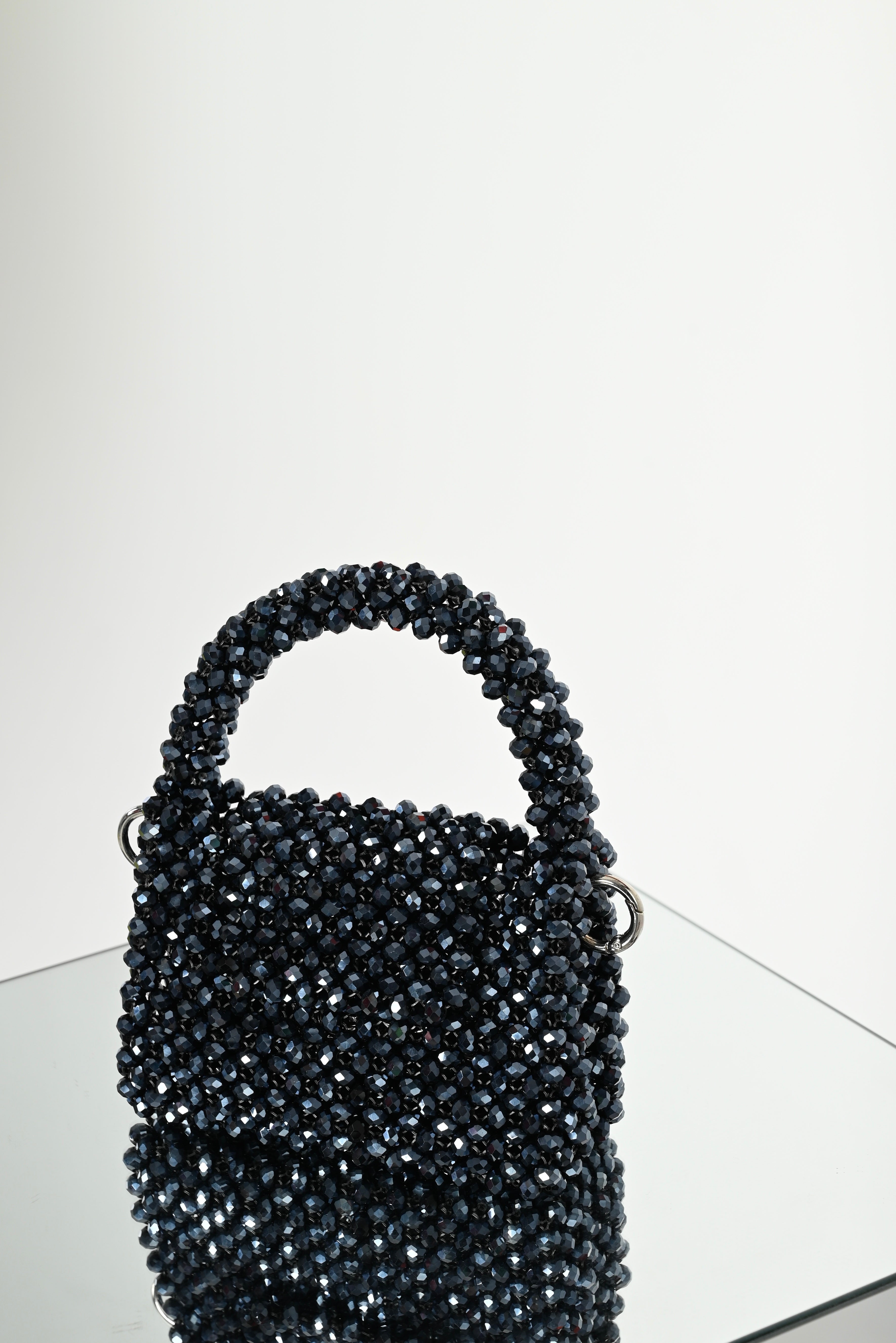 Blue black crystal mini size