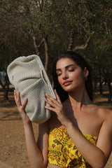 Beige Clutch Big size