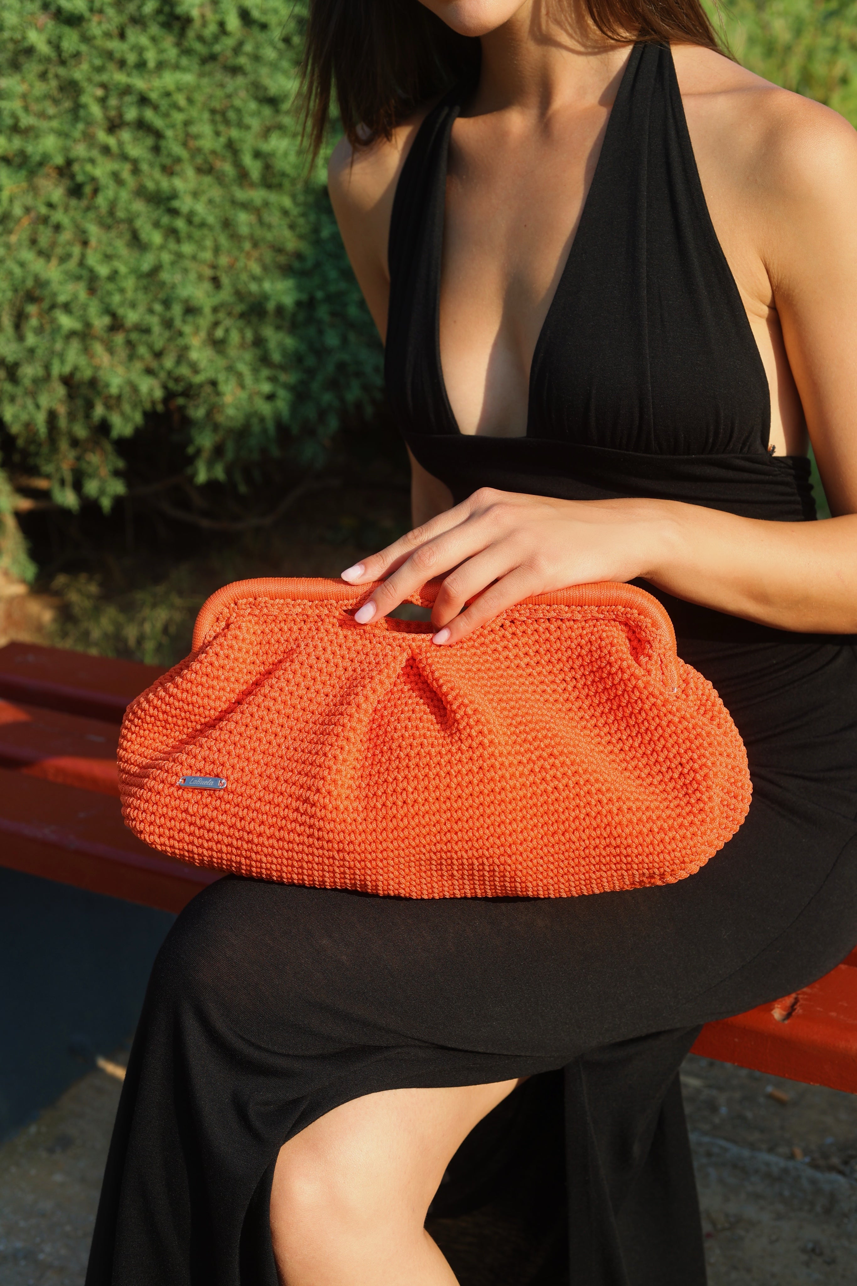 Orange Clutch Big size