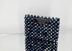 Blue black cardholder