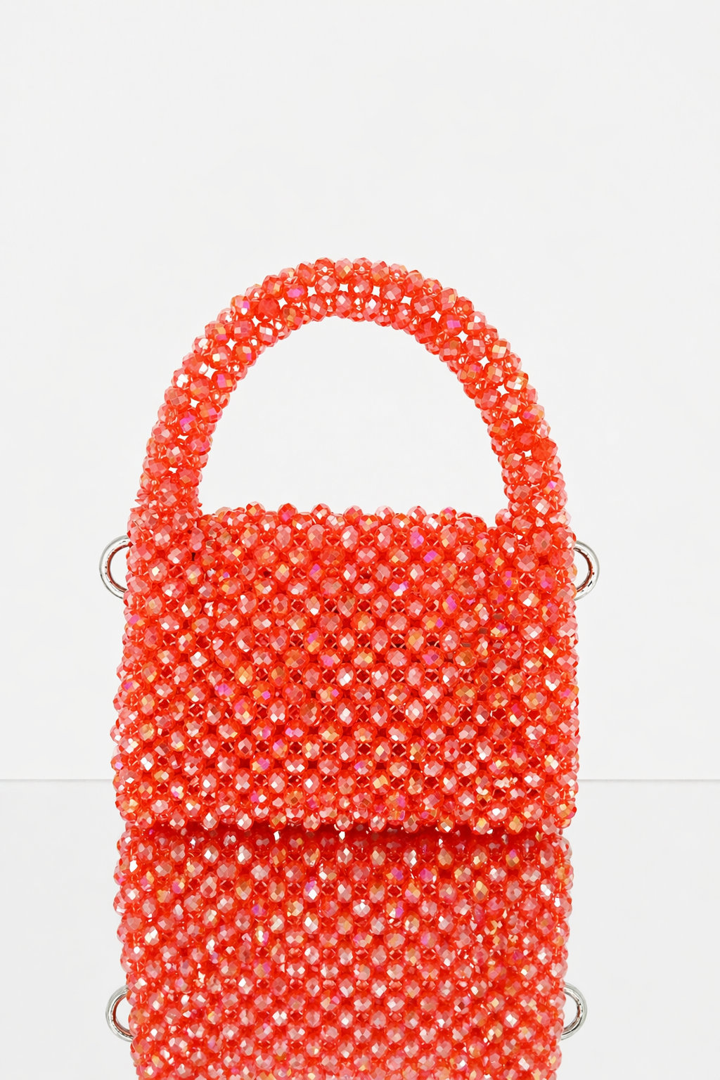 Fire red crystal mini size