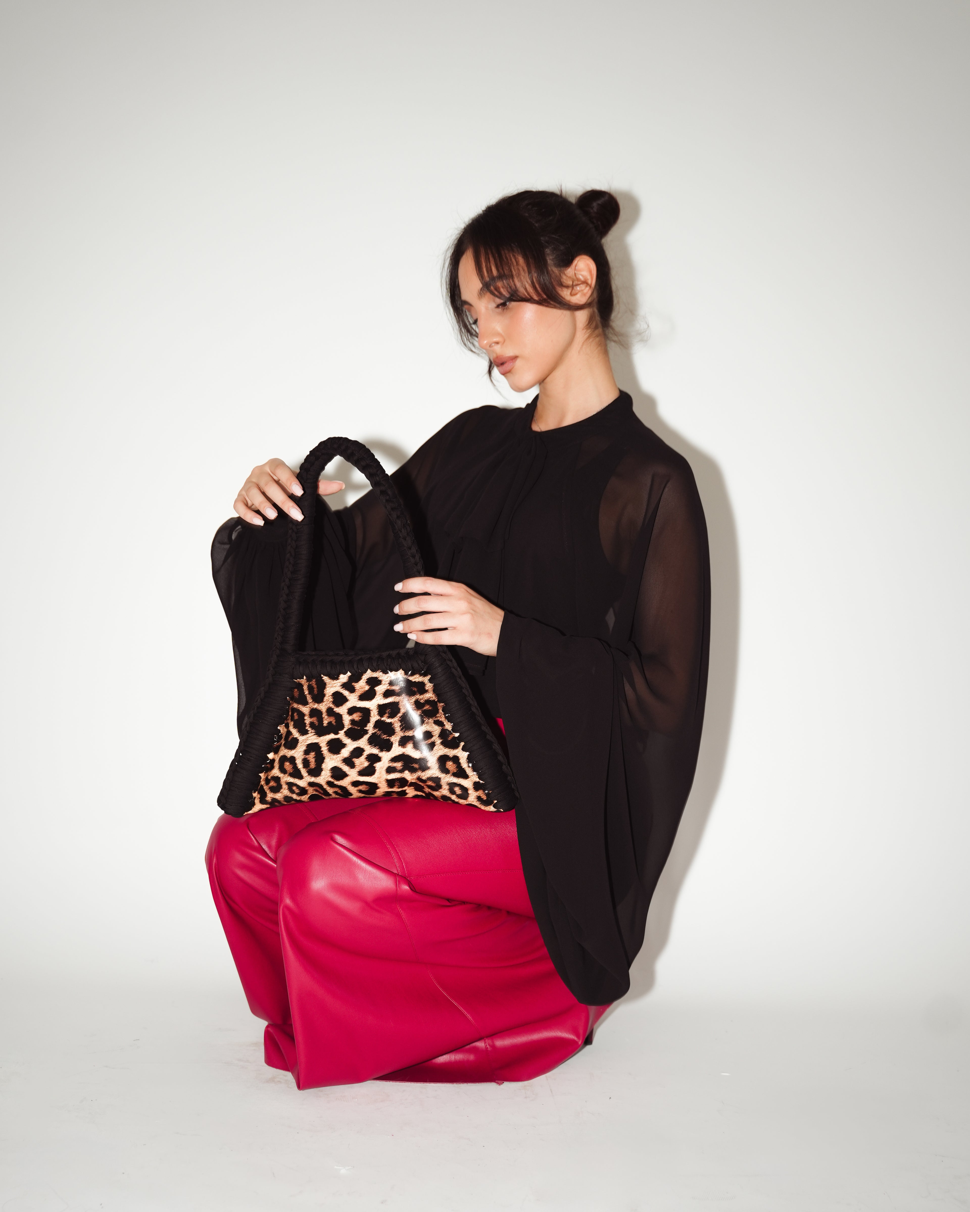 Τσάντα βινυλίου Leopar