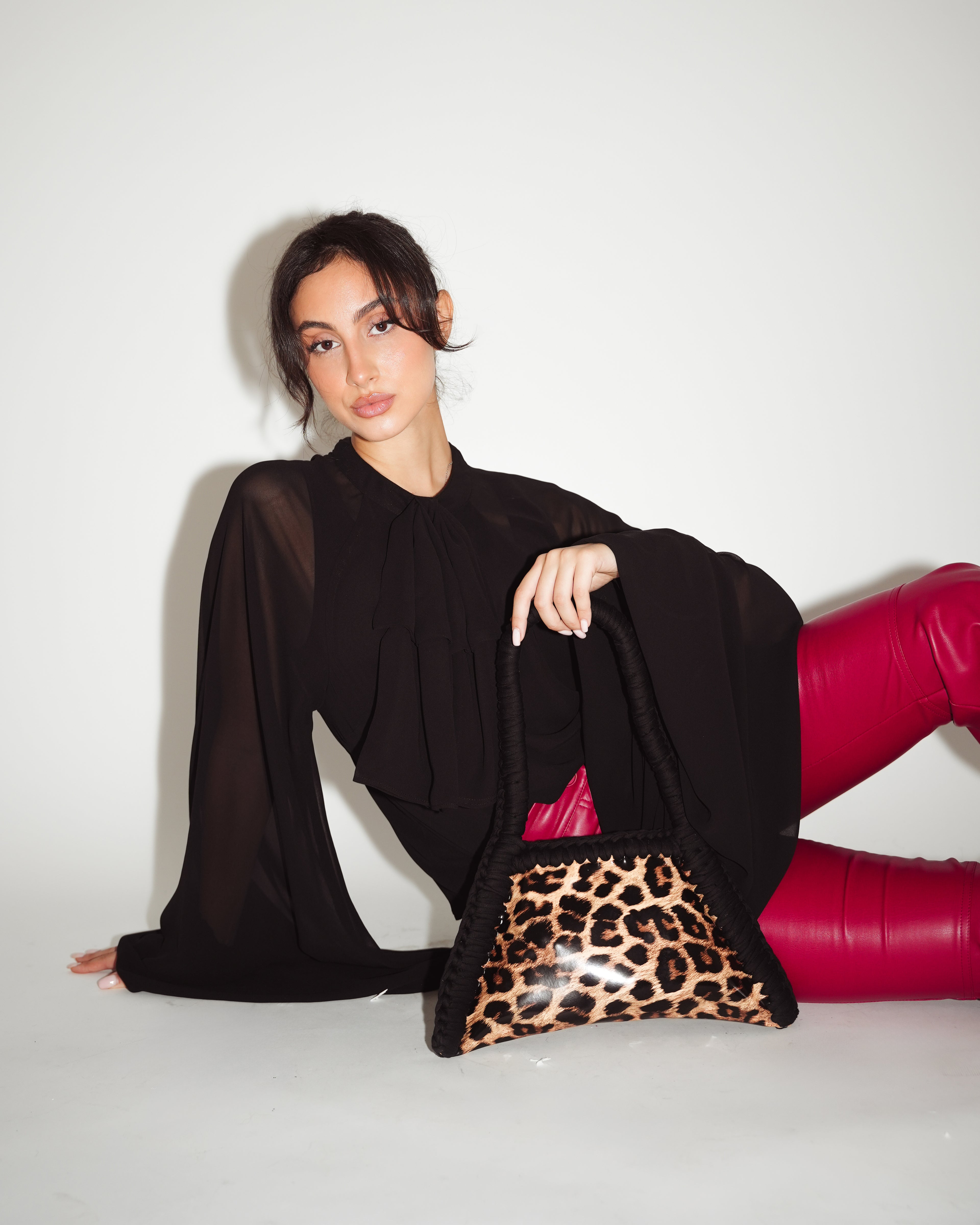 Τσάντα βινυλίου Leopar